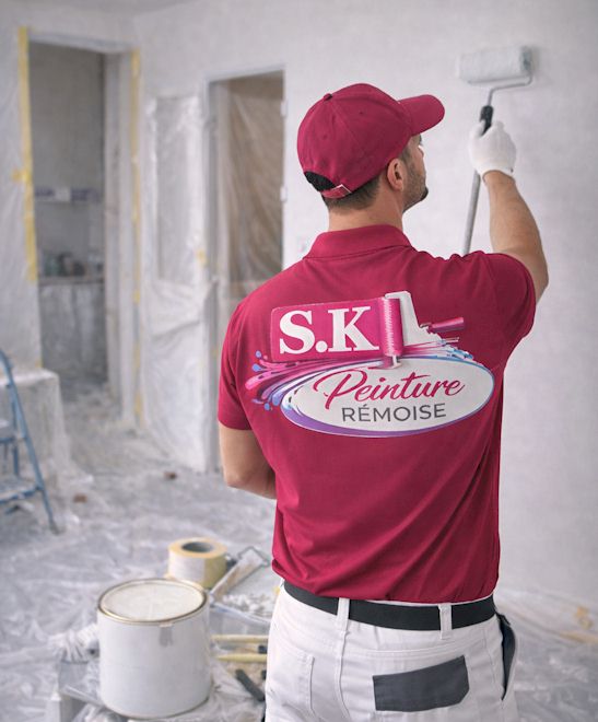 Peinture intérieure sur murs et plafonds à Reims